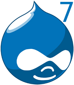 Drupal 7 лого Drupal 7 лого